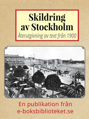 cover image of Skildring av Stockholm